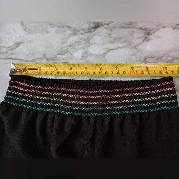 NWT Arizona Jean Company Black Wide Leg Cover Up Pants Size M 10/12 - Picture 6 of 7